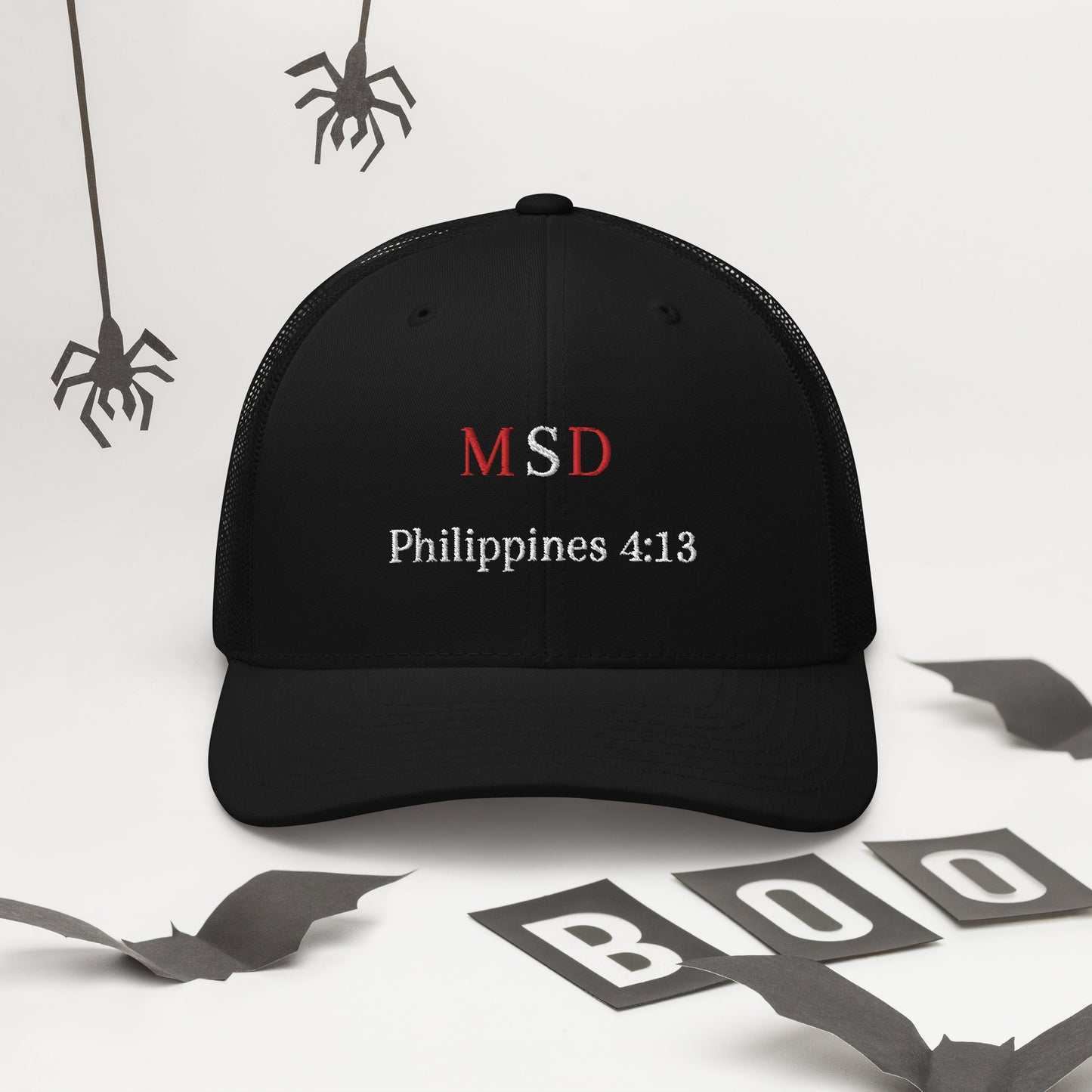 MSD " Philippians 4:13" Trucker Cap