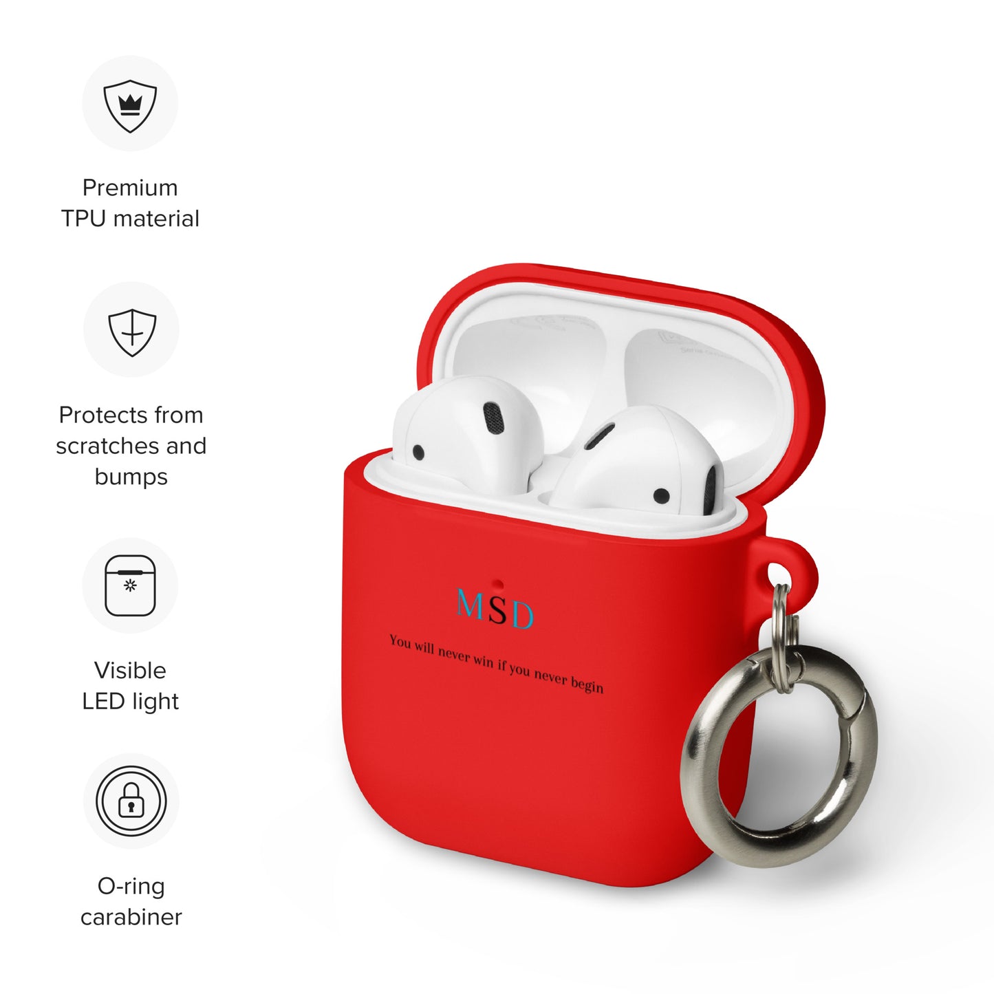 MSD Rubber Case for AirPods